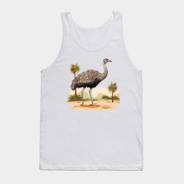 Ostrich Tank Top by zooleisurelife